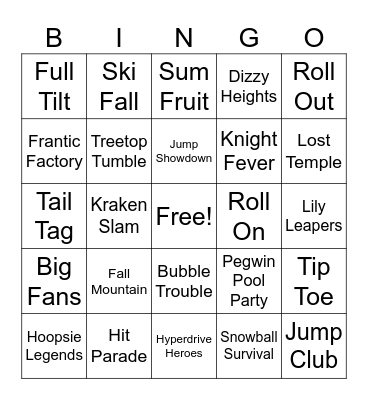 Fall Guys Solo Show Bingo v5 Bingo Card