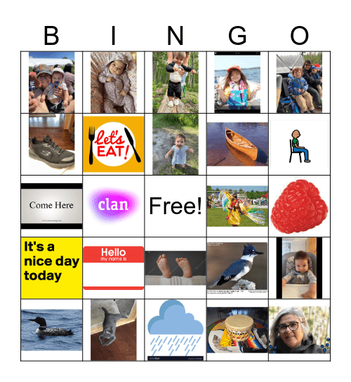 Anishinaabemow Bingo Card