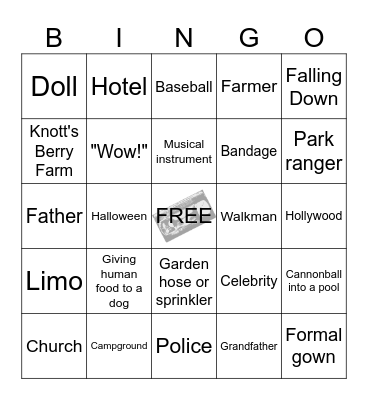 HOME VIDEO DAY Bingo Card