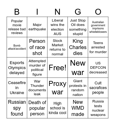 2025 BINGO Card