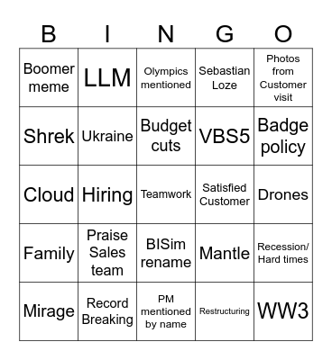 All hands bingo 8.7.2024 Bingo Card