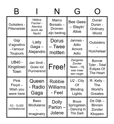Happy Birthday Bingo Card