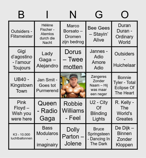 Happy Birthday - Dion Bingo Card
