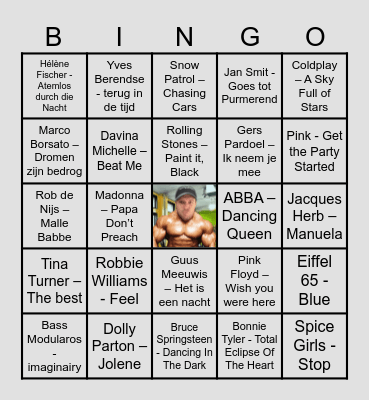 Happy Birthday - Dion Bingo Card