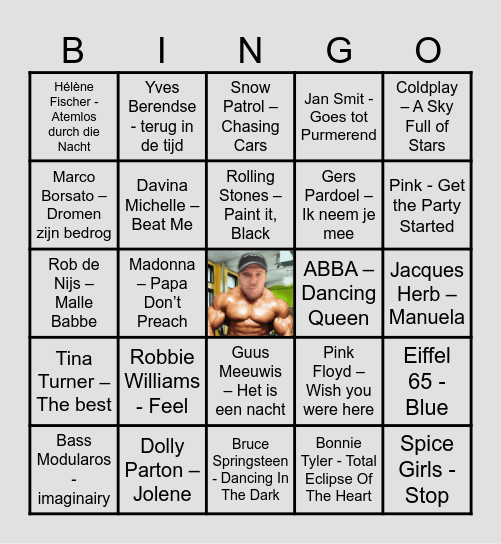 Happy Birthday - Dion Bingo Card