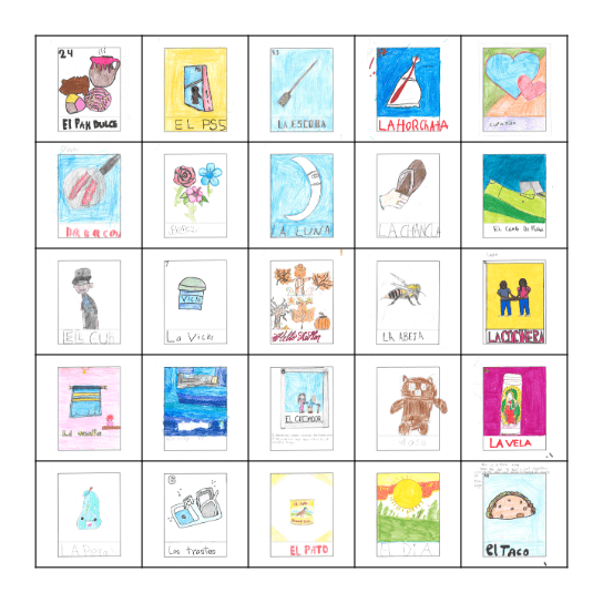 LATA Loteria 24/25 Bingo Card