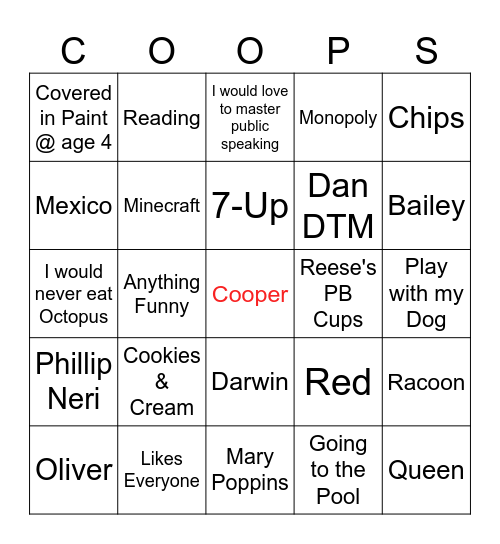 Happy Birthday! Bingo Card