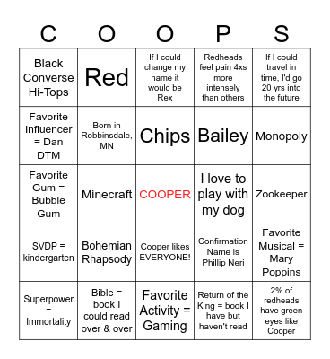 Happy Birthday! Bingo Card