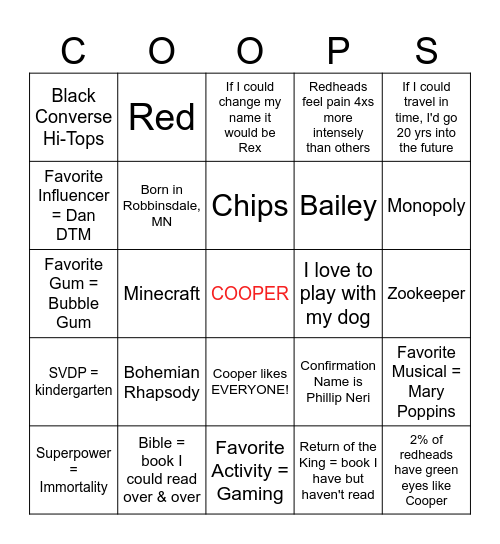 Happy Birthday! Bingo Card
