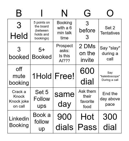 Ark Bingo Card