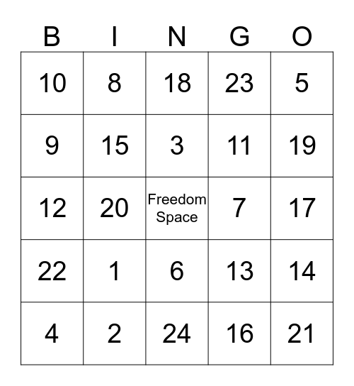 Go USA!!! Bingo Card