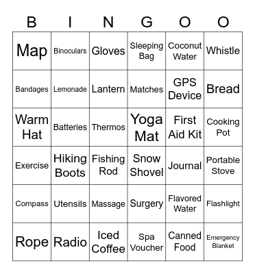 Group 3 Bingo Card