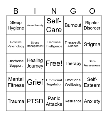 MH Bingo Card