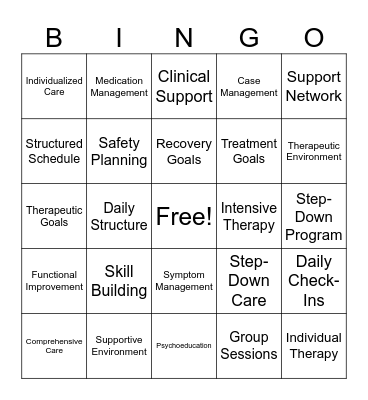PHP/IOP Bingo Card
