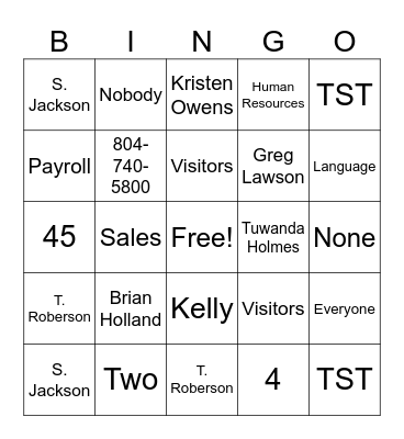 Test Your Knowledge Bingo Trivia Bingo Card