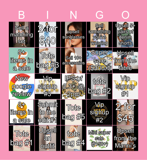 VIC 3 BINGO Card