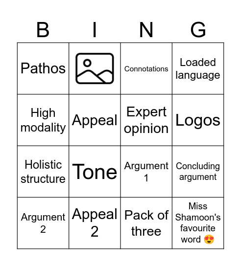 AA Bingo Card