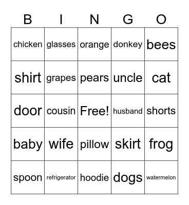 SOCIAL GAMBLING Bingo Card