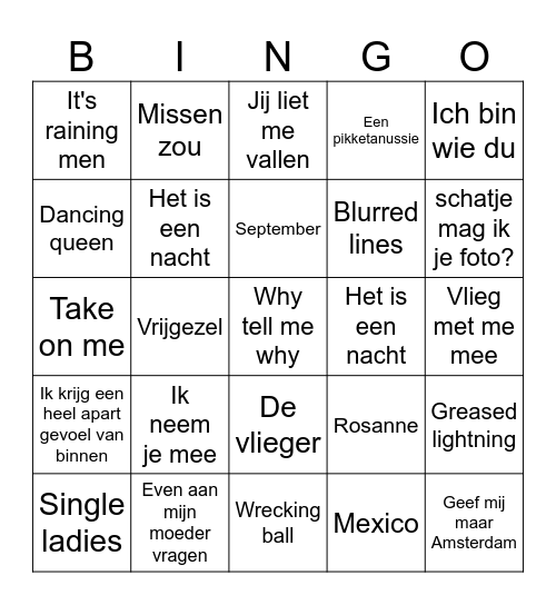 Family Bingo 2024! Bingo Card