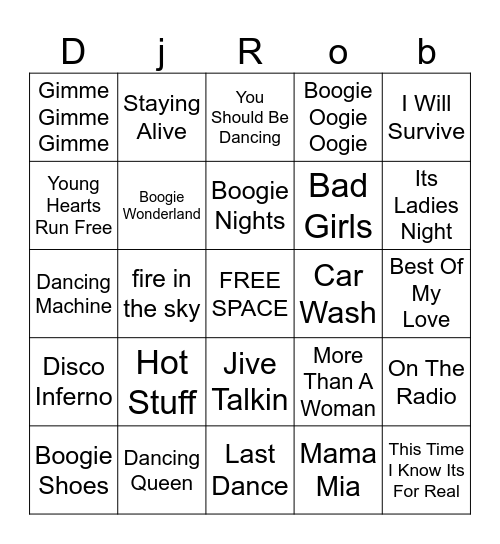 DISCOish 2 Bingo Card