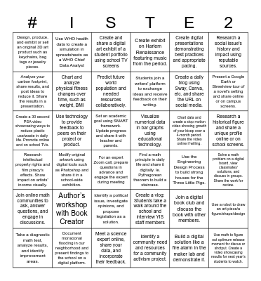 Tech Bingo Card