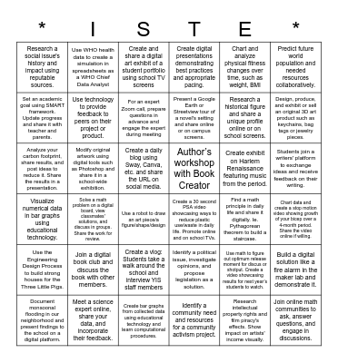 Tech Bingo Card