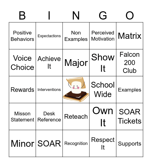 PBIS BINGO Card