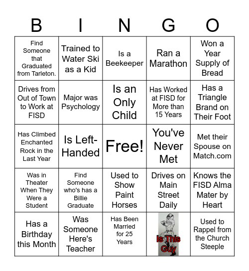 Find someone who(s)... Bingo Card