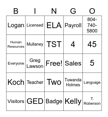 Test Your Knowledge Bingo Trivia Bingo Card