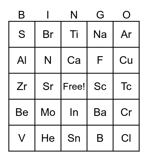 DOST AND ALGS BINGO Card
