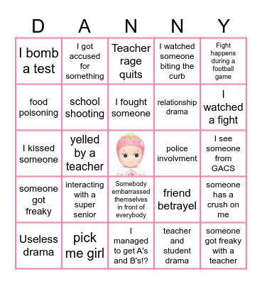 CHS 24 - 25 Bingo Card
