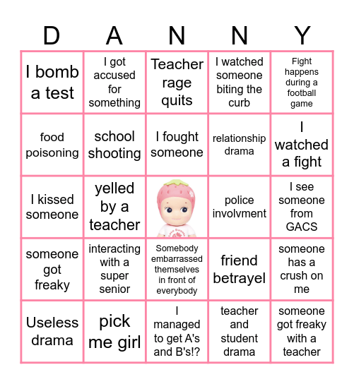 CHS 24 - 25 Bingo Card