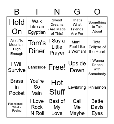 Girl Power by CR Bingo Card