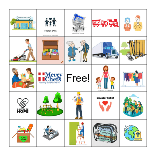 OUTREACH LOTERIA Bingo Card