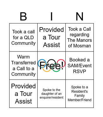 ARCHERY BINGO Card