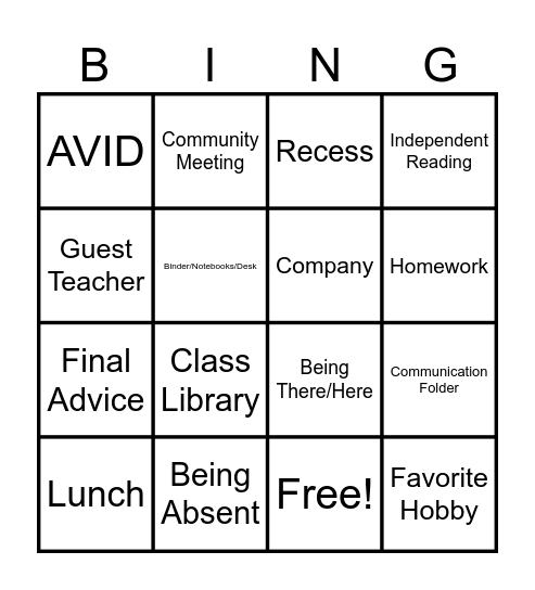 Beacon Procedures Bingo Card
