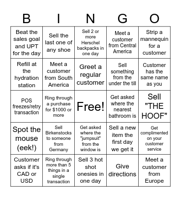 Merchant Quarters Bingo Card