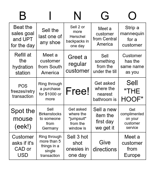 Merchant Quarters Bingo Card