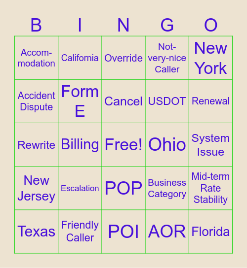 Super Bingo - Same ProPoints, Super-fun! Bingo Card