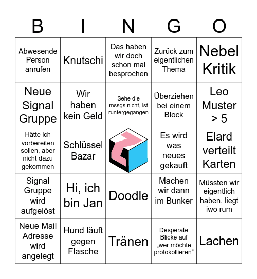 Summer Camp '24 Bingo Card