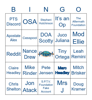 SPTV Bingo Card