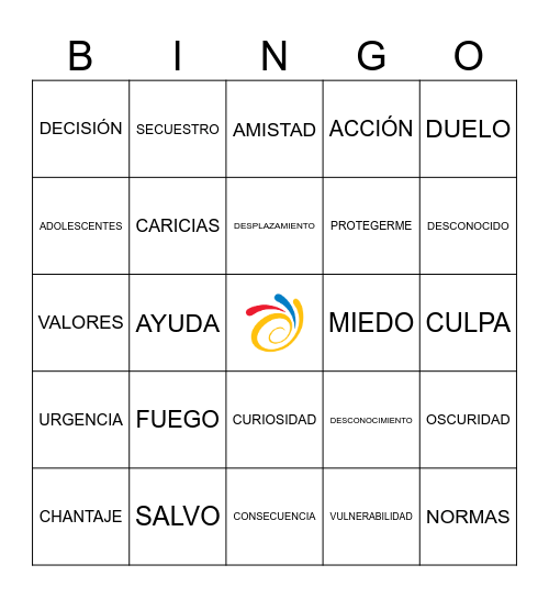 AUTOCUIDADO Y PREVENCIÓN Bingo Card