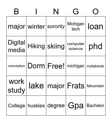 Bri Trunk Party 2024 Bingo Card
