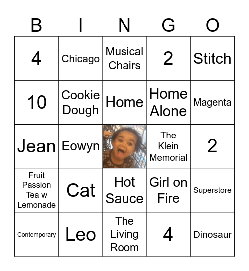 Tessie Trivia!! Bingo Card