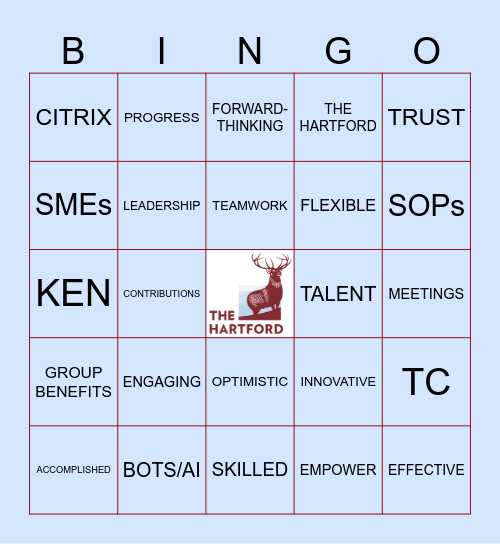 Boom Shaka Laka CFS BINGO Card