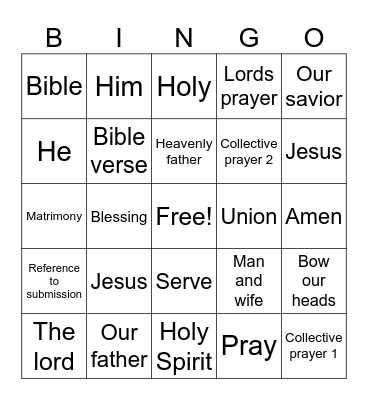 You know Bingo Card