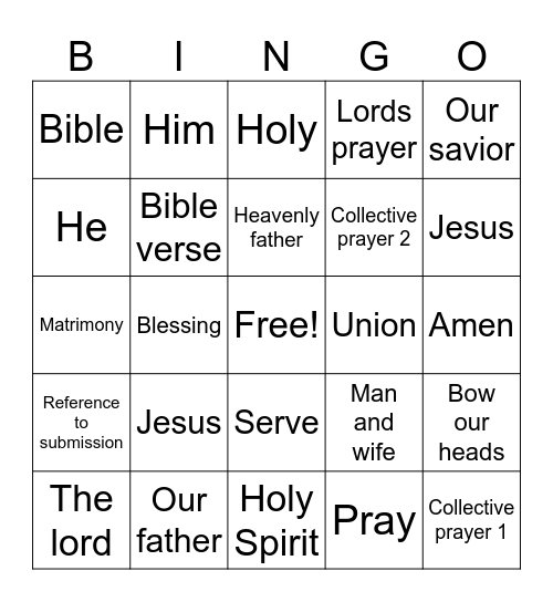 You know Bingo Card