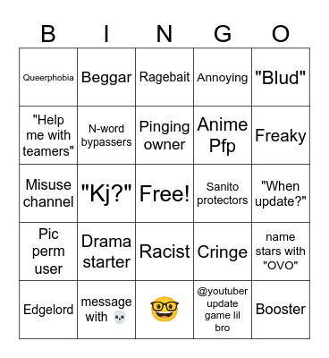 Yielding arts #general bingo Card