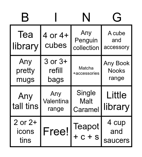 Magic Makers Bingo Card