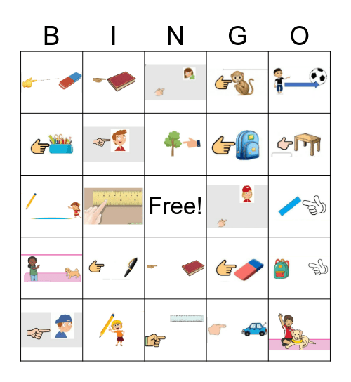 This - That Bingo Card